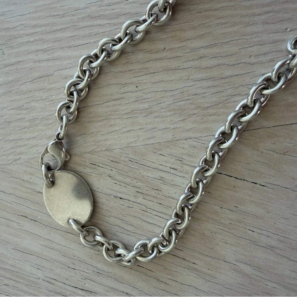 Tiffany & Co. Sterling Silver Chain Necklace - Picture 3 of 5